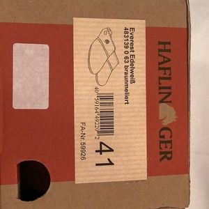 Haflinger slippers size 41